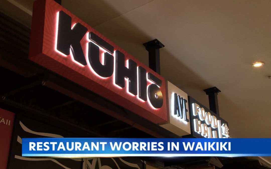 KITV – November 19, 20025: Waikiki Restaurants Struggle as Tourism Lags and Costs Rise